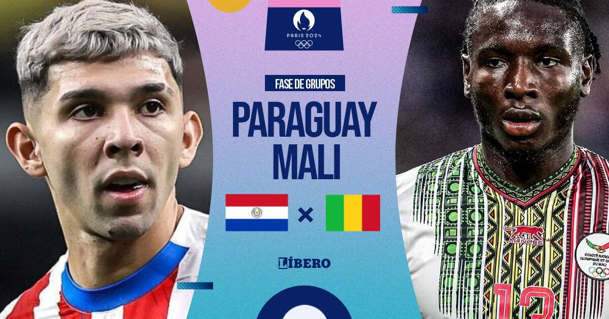 Paraguay vs. Mali EN VIVO: a qué hora juegan y cómo ver partido por los Juegos Olímpicos 2024