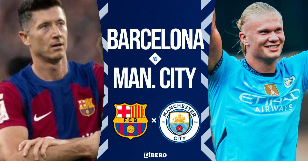 Barcelona vs. Manchester City EN VIVO: cuándo, hora y dónde ver partido amistoso