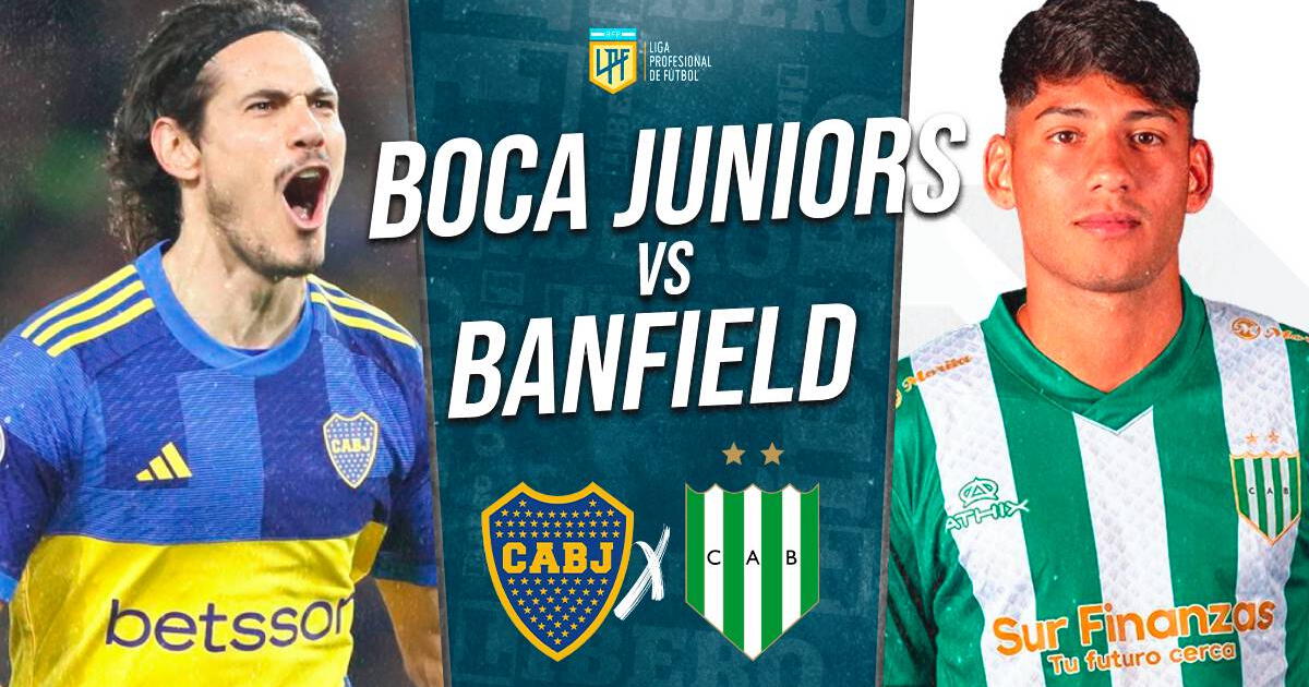 Boca Juniors vs. Banfield EN VIVO por la Liga Profesional: Horarios, pronóstico y dónde ver