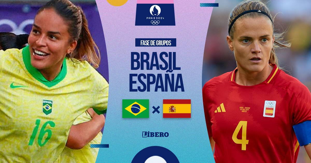 Brasil vs. España EN VIVO: hora y canal de transmisión para ver Juegos Olímpicos 2024