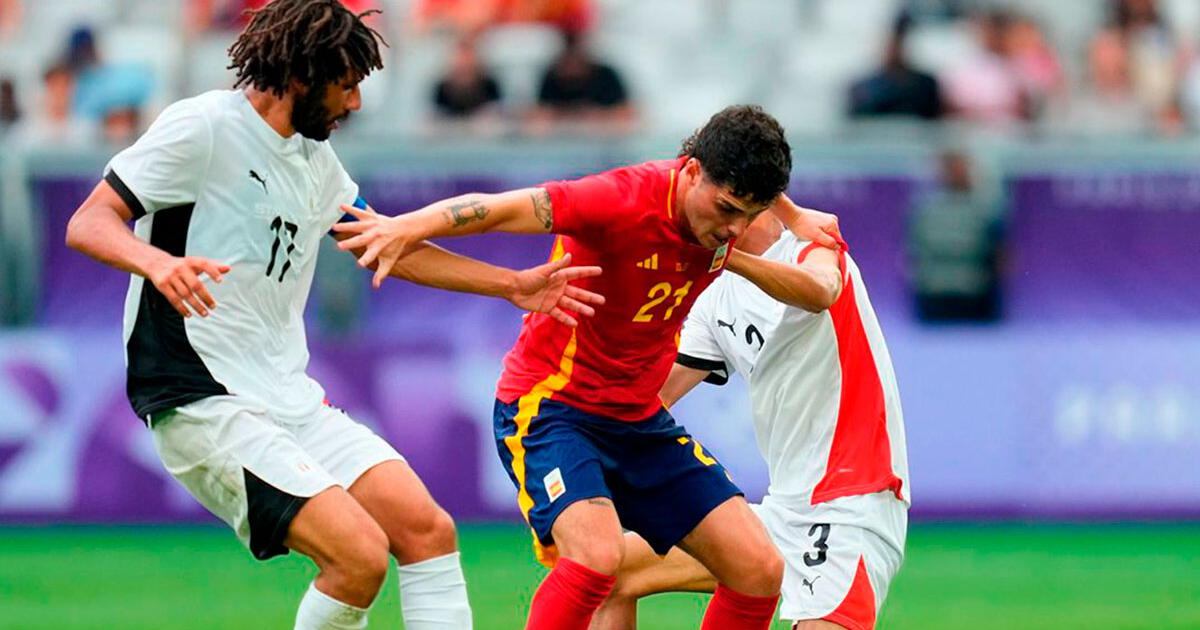 Egipto venció 2-1 a España y ambos clasificaron a cuartos de final de los Juegos Olímpicos