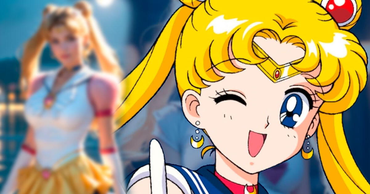 Así se vería Serena de Sailor Moon, si fuese real, según la Inteligencia Artificial