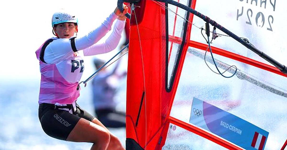 ¡Arriba, Perú! María Belén Bazo clasificó a cuartos de final de windsurf en JJ.OO. 2024