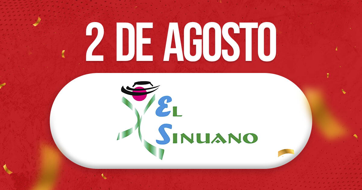 Sinuano Día y Noche de HOY, viernes 2 de agosto de 2024: números ganadores y últimos resultados del sorteo