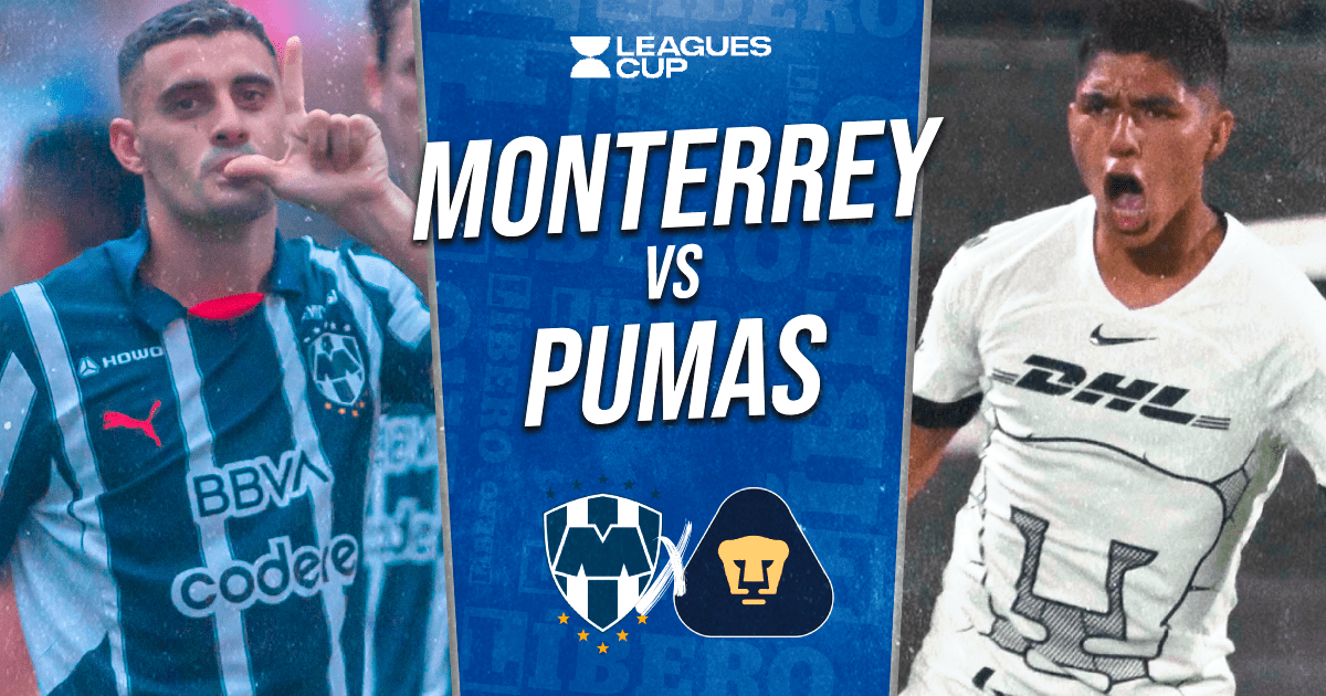 ¿A qué hora juega Monterrey vs. Pumas y dónde ver partido de Piero Quispe por la Leagues Cup?