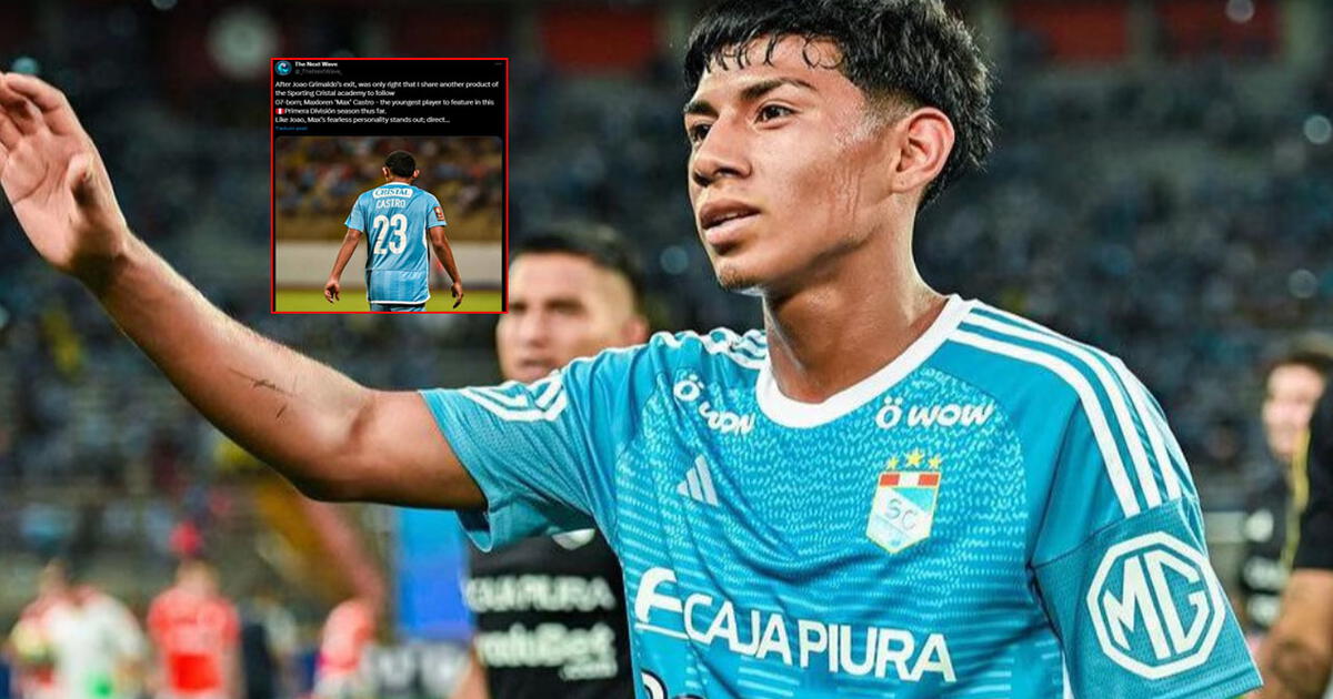 ¿Se va como Grimaldo? Scouting extranjero sigue a Maxloren Castro en Cristal