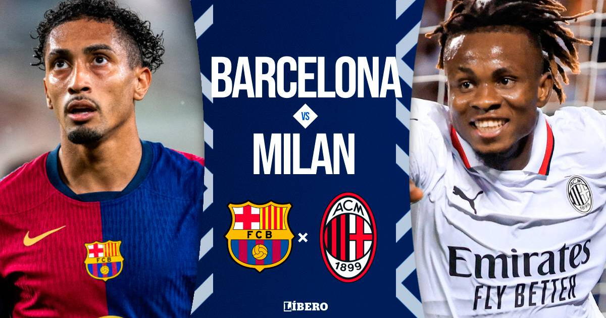 Barcelona vs Milan EN VIVO: Cuándo, a qué hora juega y dónde ver partido amistoso