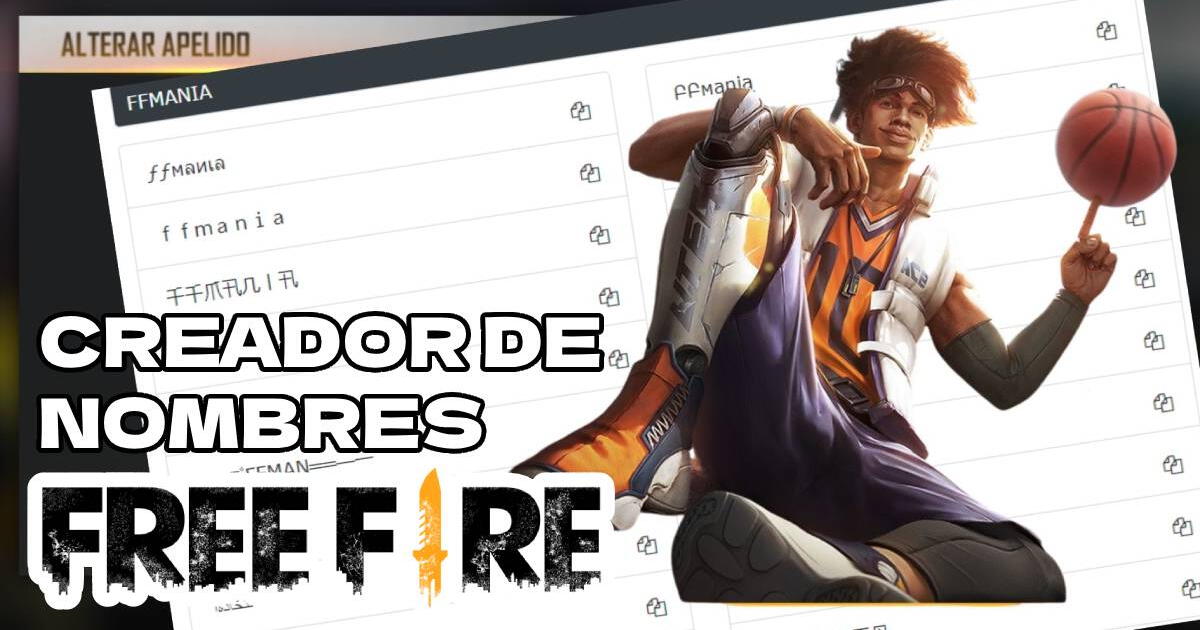 Te enseño cómo usar el creador de nombres y obtener GRATIS un NICK original para Free Fire