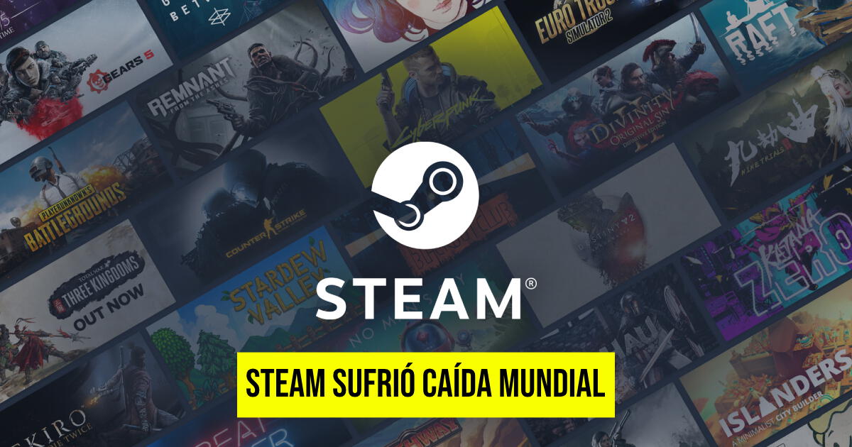 ¿Se cayó Steam? Usuarios reportan problemas para ingresar a los servidores de juegos de Valve