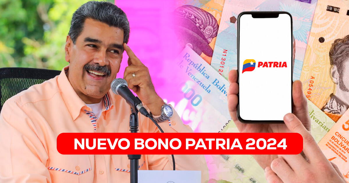 Nuevo MEGA bono para usuarios del Sistema Patria: ACTIVA el pago que llega en agosto 2024
