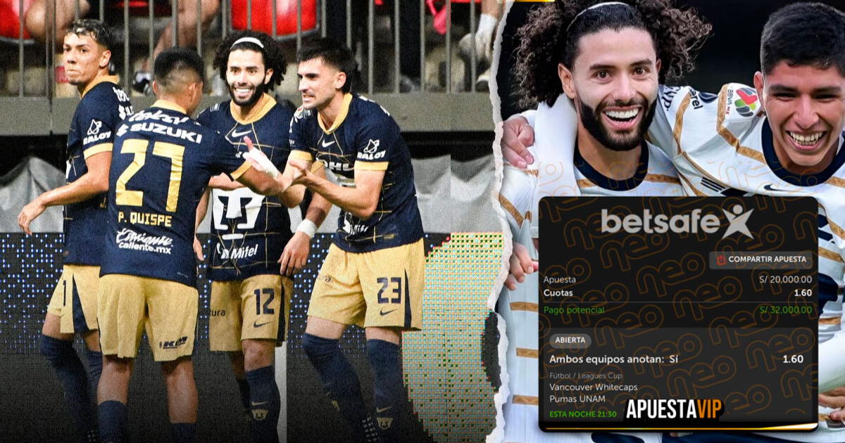 Hincha de Piero Quispe apostó al Pumas UNAM y pese a triunfo perdió 20 mil soles