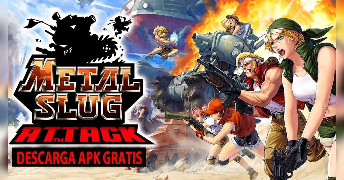 Metal Slug APK MOD: descarga videojuego de guerra totalmente GRATIS para Android