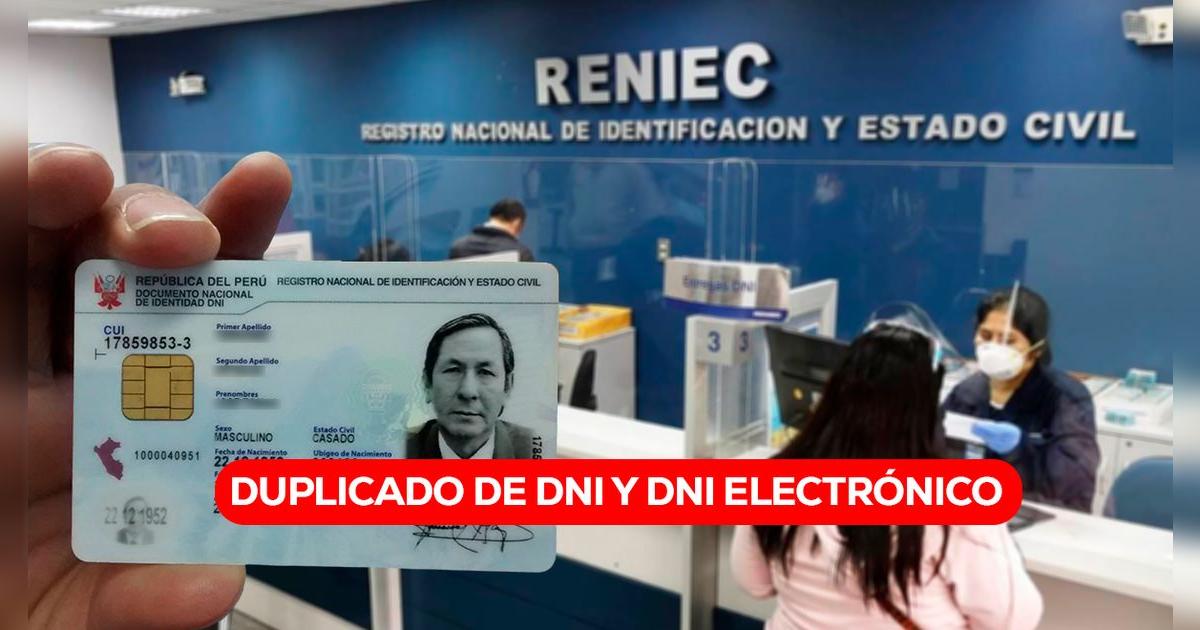 Duplicado de DNI y DNI Electrónico en línea: tramita la solicitud en simples pasos