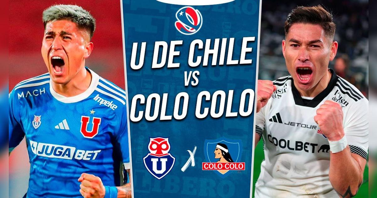 U de Chile vs. Colo Colo EN VIVO por el Superclásico: pronóstico, horario y canal para ver