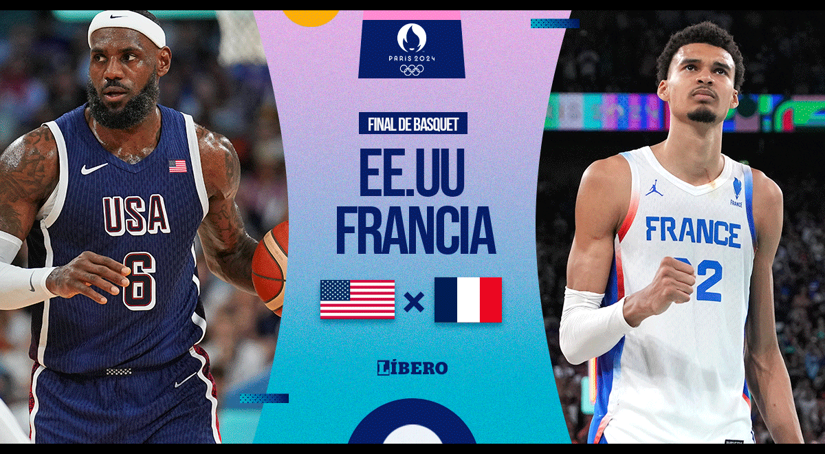 Team USA vs Francia EN VIVO por Juegos Olímpicos 2024: día, horario y dónde ver final básquet