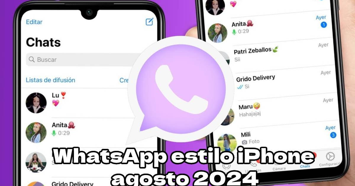 Descarga última versión de WhatsApp estilo iPhone en agosto 2024: LINK oficial GRATIS