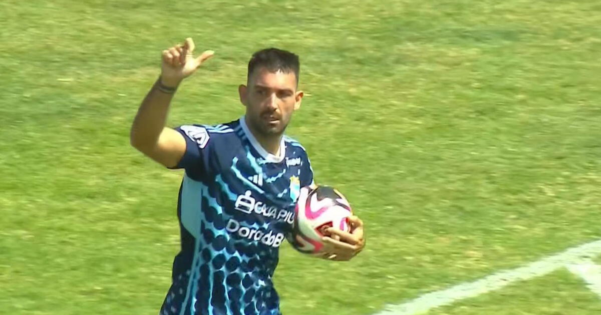 Martín Cauteruccio anotó el 1-1 para Sporting Cristal contra Grau y ya lleva 31 goles en el 2024