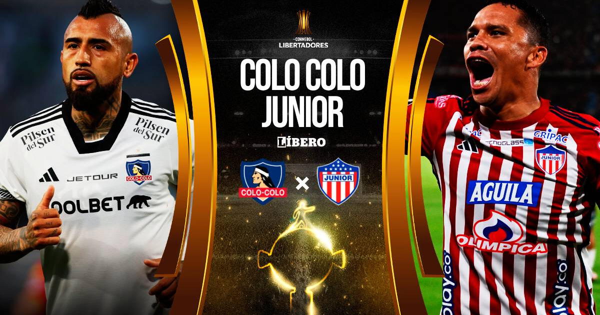 Colo Colo vs Junior EN VIVO por Copa Libertadores: cuándo juega, hora y dónde ver partido