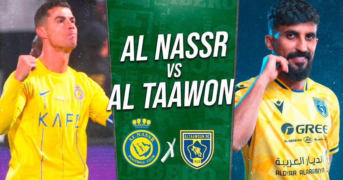 Al Nassr vs Al Taawon EN VIVO con Cristiano Ronaldo: horario y dónde ver por Supercopa de Arabia