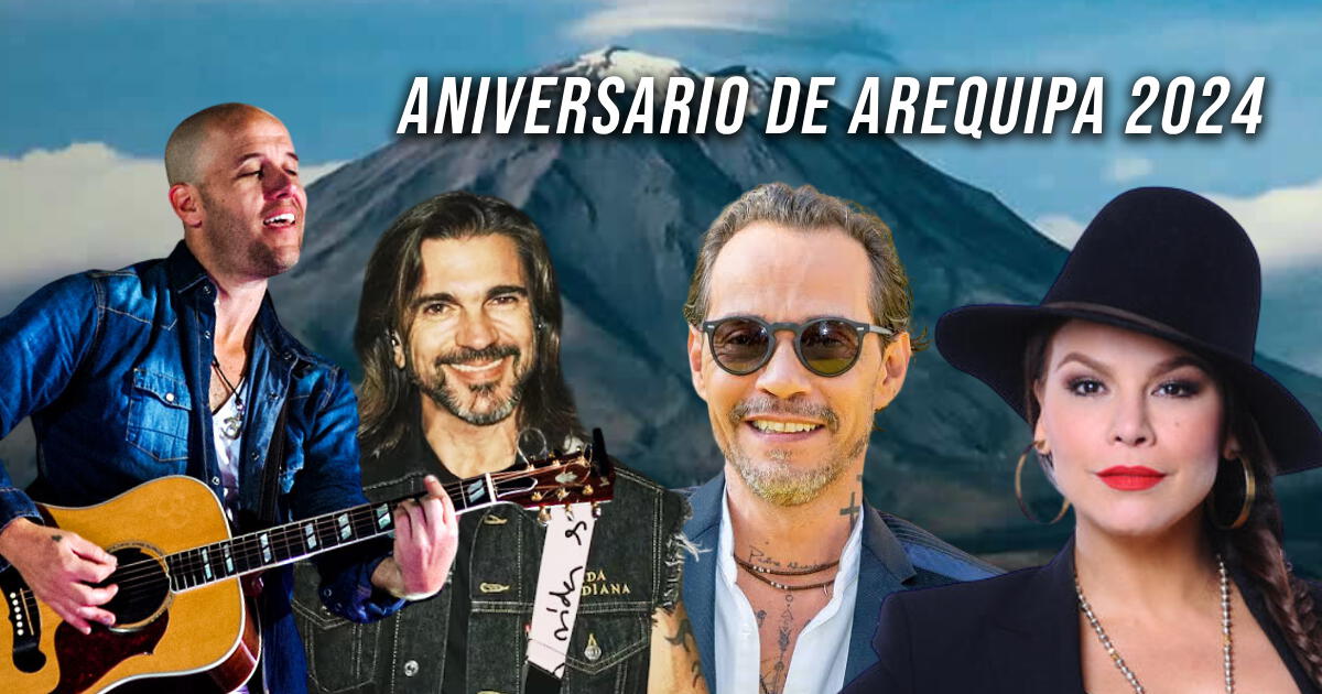 Concierto por aniversario de Arequipa: precios de entradas, artistas nacionales e internacionales y horarios