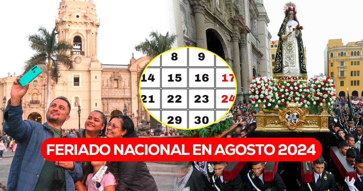 Feriado nacional en agosto 2024: en esta fecha todos gozarán de un fin de semana largo