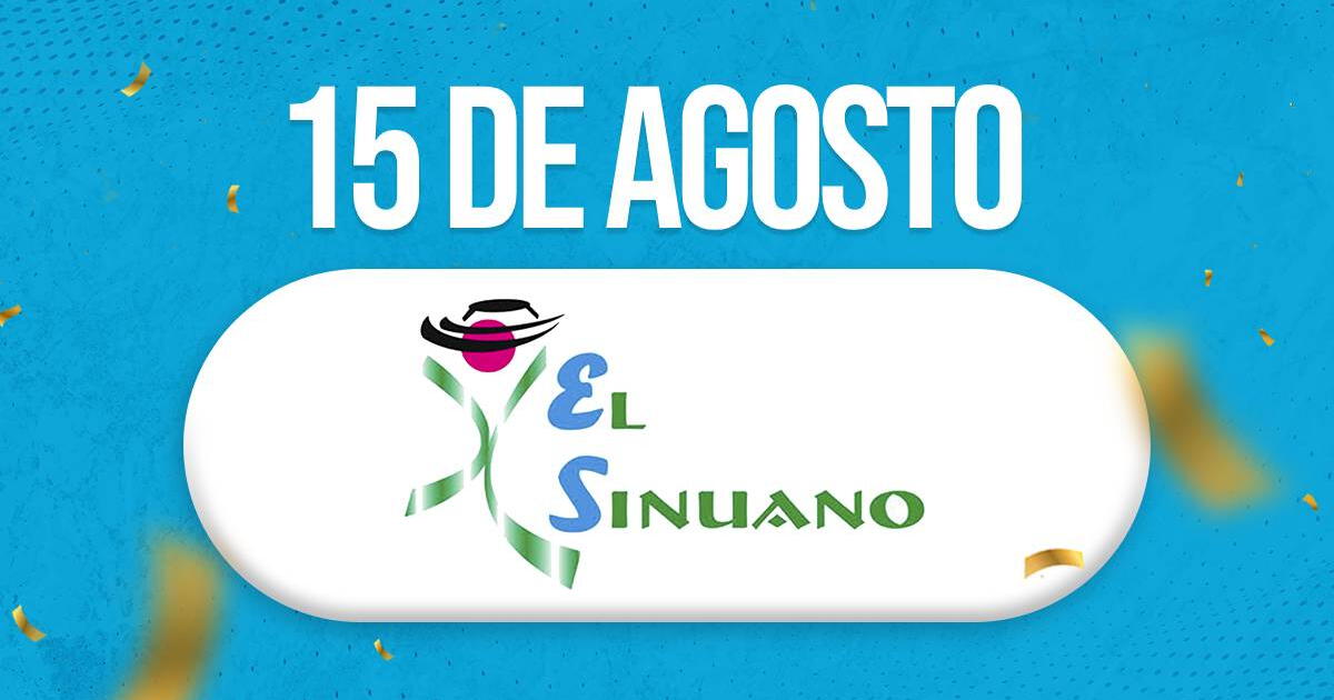 Sinuano Día HOY, jueves 15 de agosto EN VIVO: últimos resultados del sorteo de Colombia