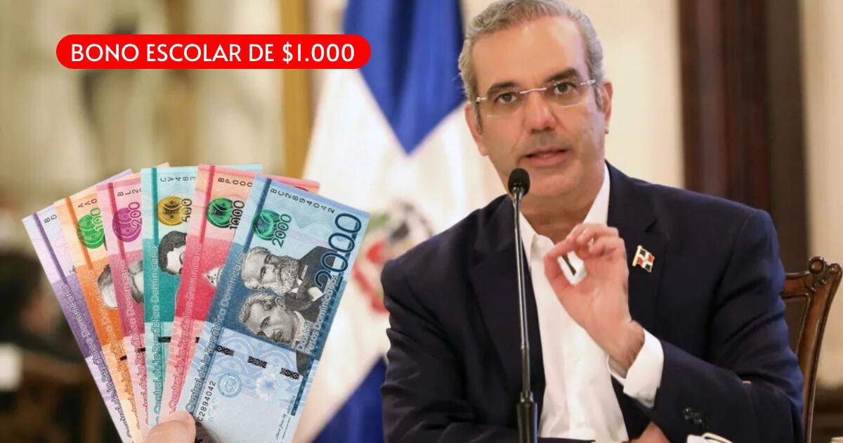 CONSULTAR Bono Escolar en República Dominicana: Revisa si RECIBISTE los $1.000