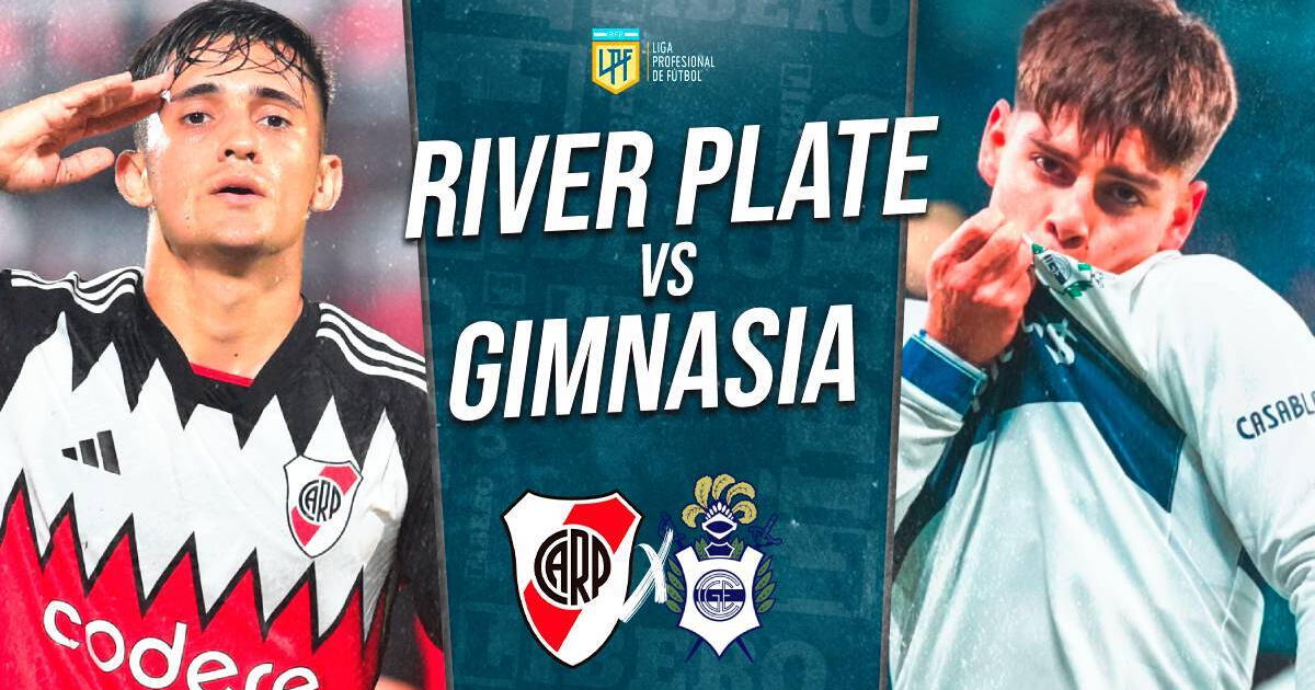 River Plate vs Gimnasia EN VIVO por Liga Profesional: pronóstico, horario y en qué canal