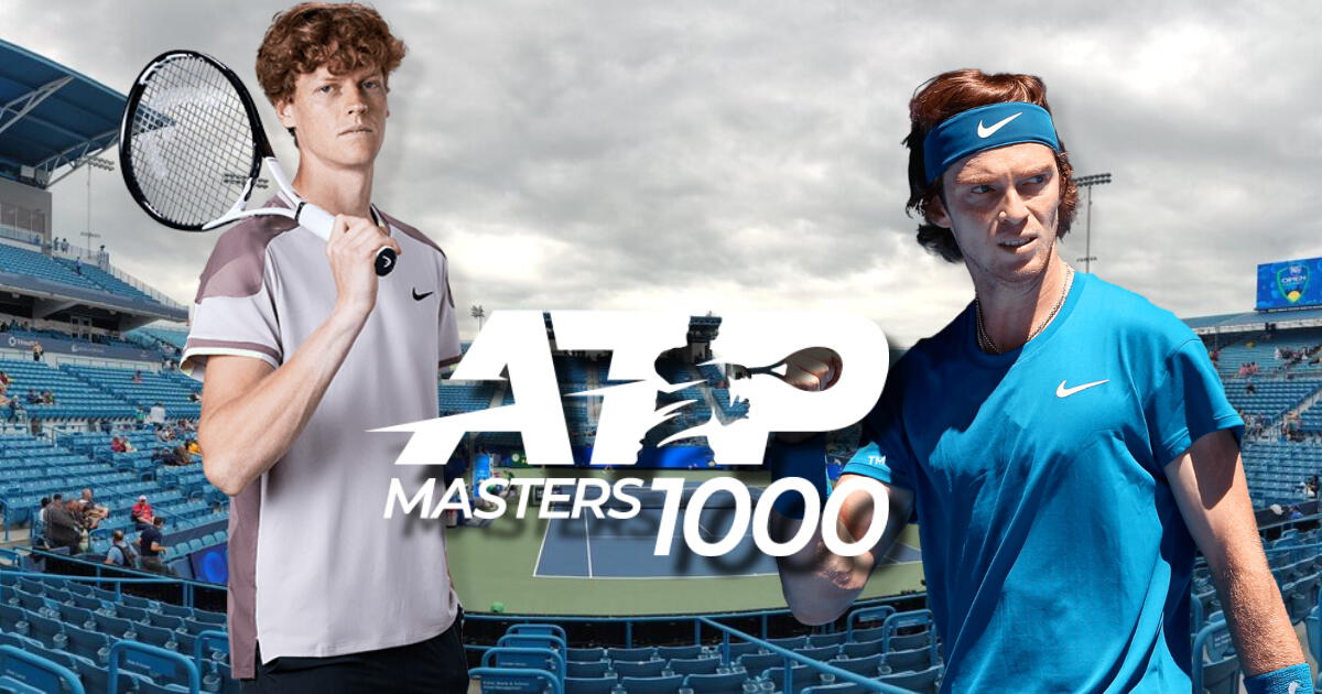 ¿Cuándo juegan J. Sinner vs Andrey Rublev en el Masters 1000 de Cincinnati?