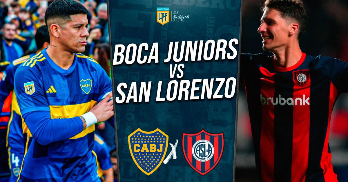 Boca Juniors vs. San Lorenzo EN VIVO por Liga Profesional: horario y donde ver