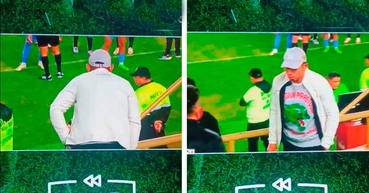 Se FILTRA VIDEO en el que Edison Flores le habla al árbitro durante revisión del VAR