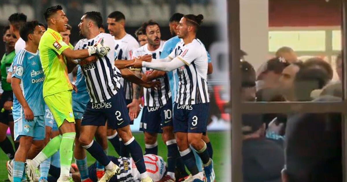 ¿Integrantes de Sporting Cristal y Alianza Lima pelearon tras finalizar el partido?