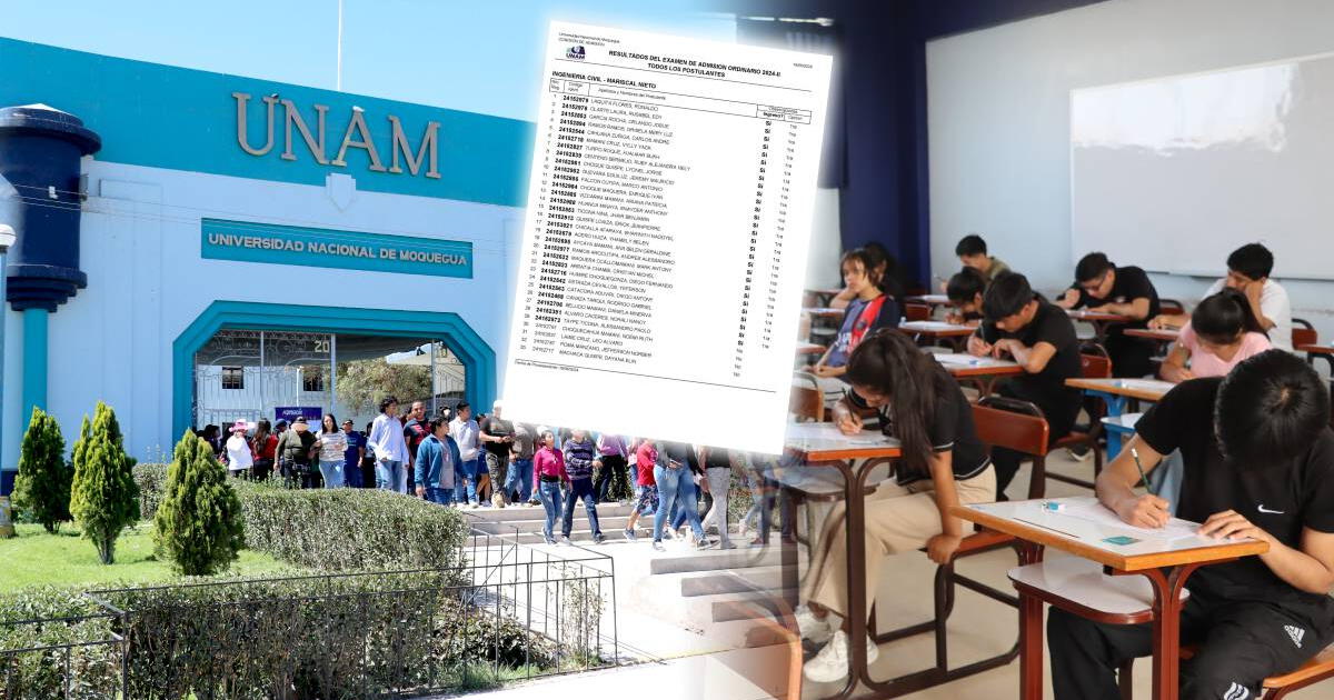 Resultados UNAM 2024-II: VER la lista de INGRESANTES del examen ordinario