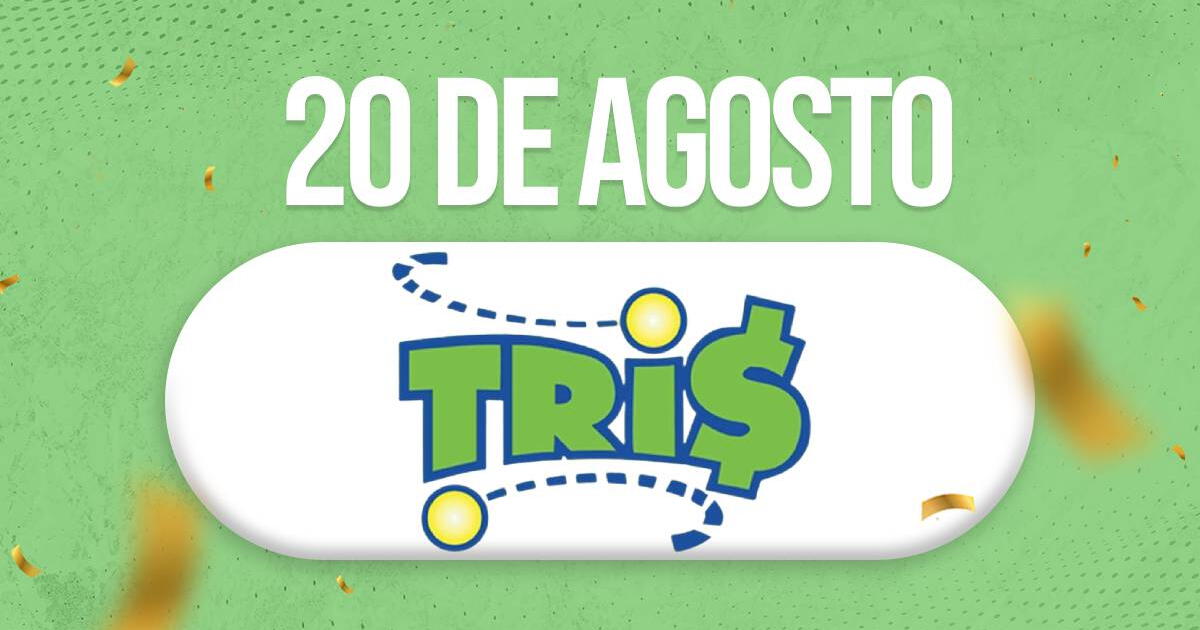 Tris de HOY, 20 de agosto: horarios de los sorteos y últimos resultados