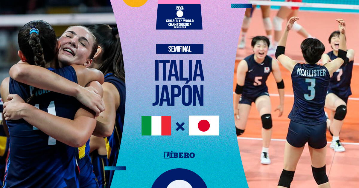 Vóley Sub 17 hoy: Italia vs Japón en vivo, hora y canal de transmisión