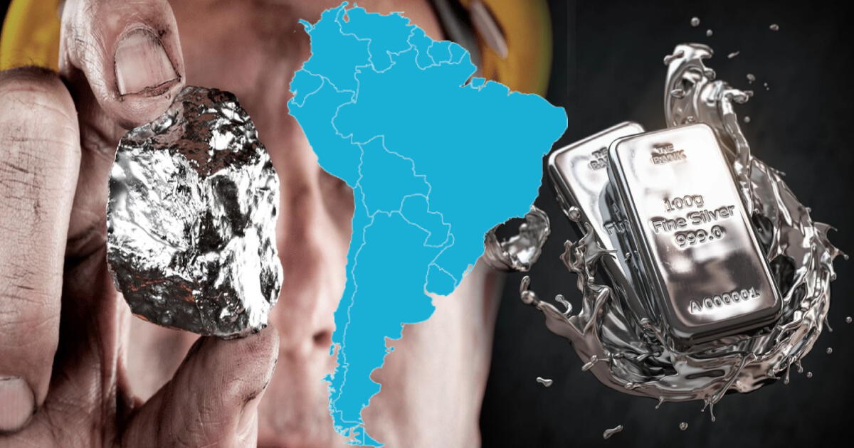 El país de Latinoamérica que produce más plata en el mundo: supera a Estados Unidos y China