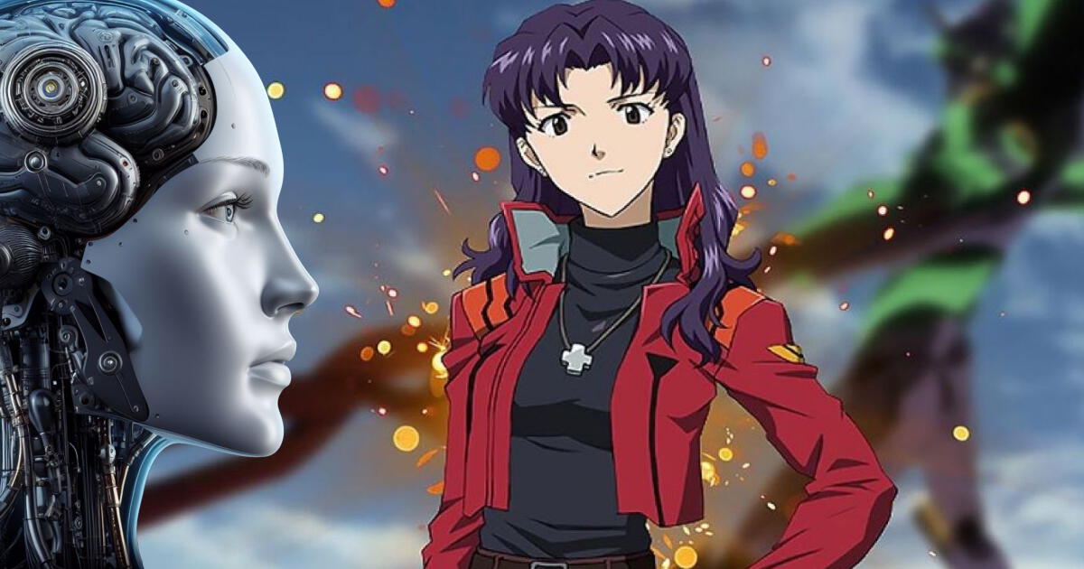 Así luciría Misato Katsuragi, la popular 'waifu' de Evangelion si fuera humana, según la IA