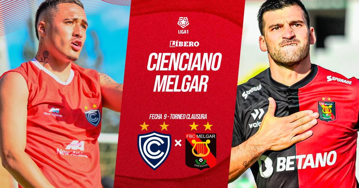 Cienciano vs. Melgar EN VIVO por Torneo Clausura 2024: alineaciones, hora y dónde ver