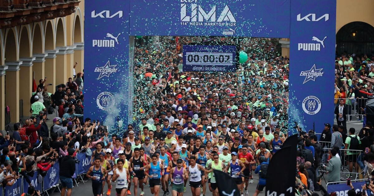 Media Maratón de Lima 2024: cierre de vías y plan de desviación vehicular por la carrera