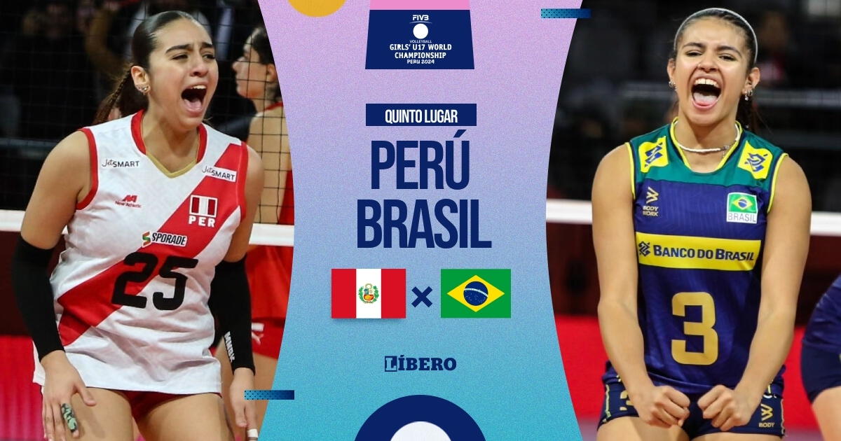 Perú vs. Brasil EN VIVO HOY por el Mundial de Vóley Sub 17: hora y canal de transmisión