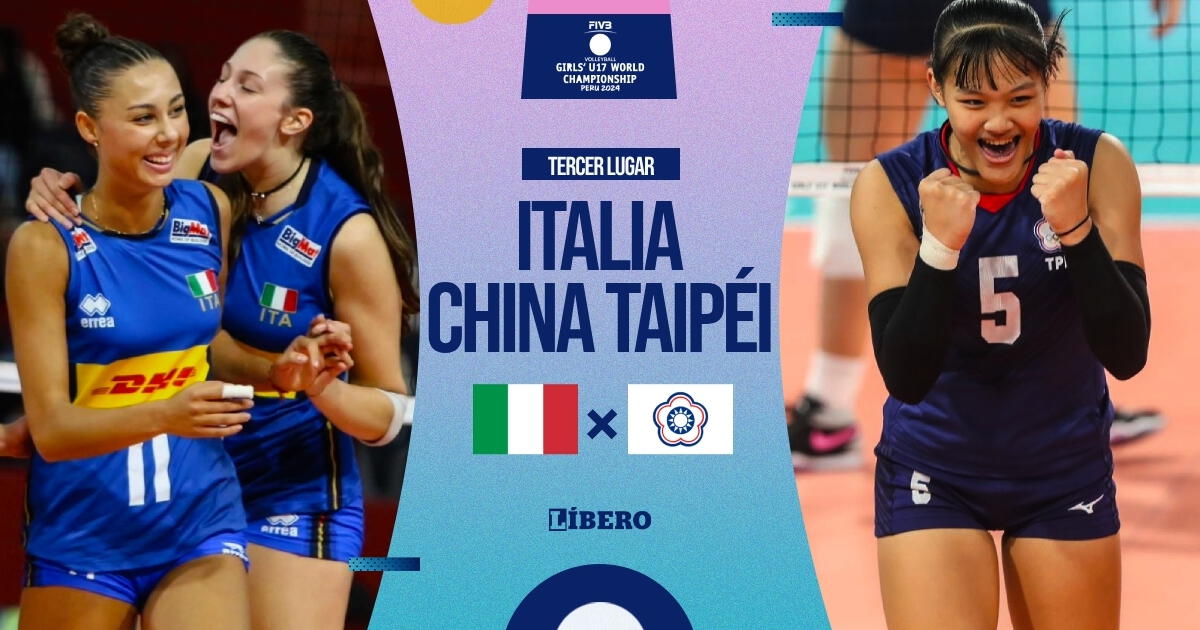 Italia vs. China Taipéi HOY Sub 17: Todo sobre el partido por el bronce