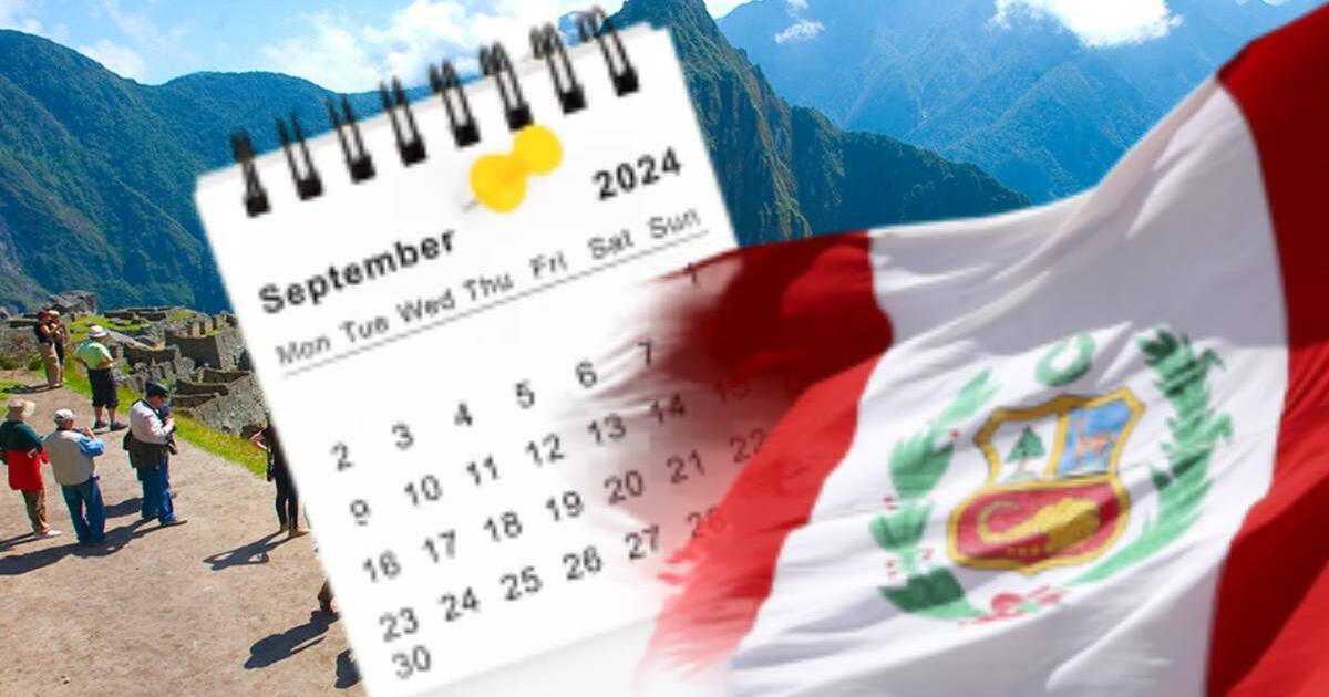 FERIADOS en Perú de septiembre 2024: conoce qué días están marcados en el calendario