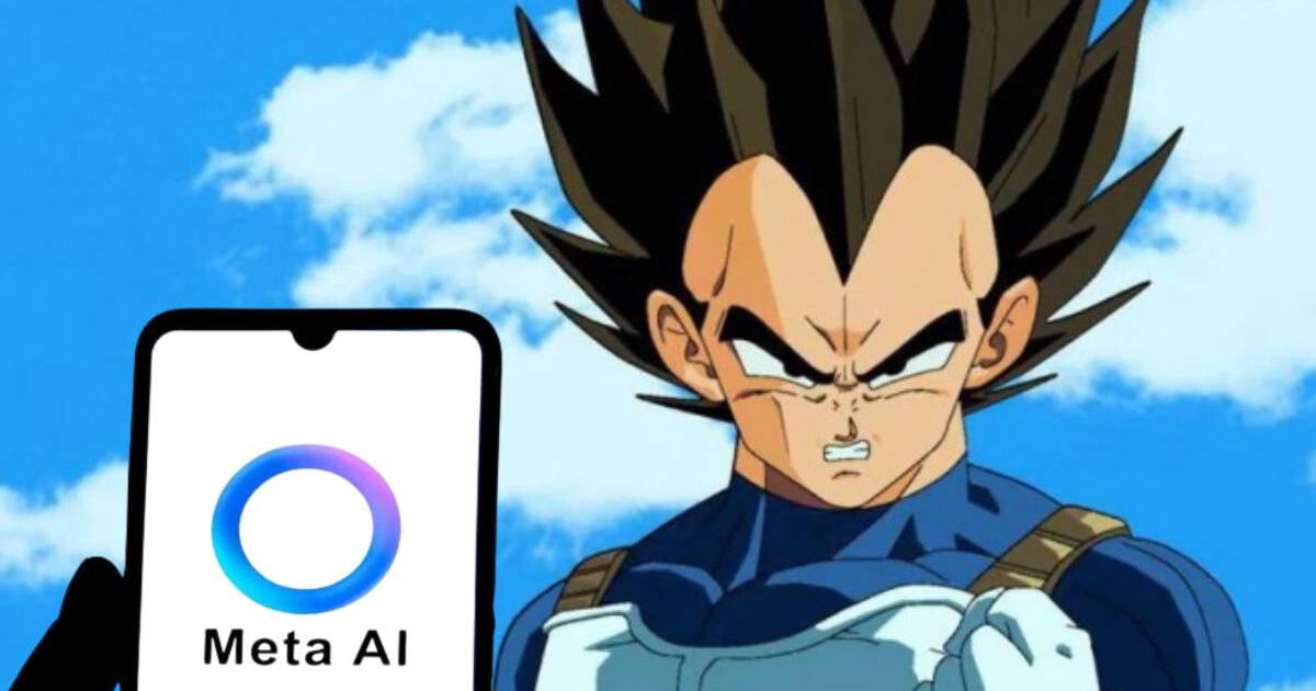 Le pedí a Meta AI que me mostrara la apariencia de Vegeta en la vida real y el resultado es espeluznante