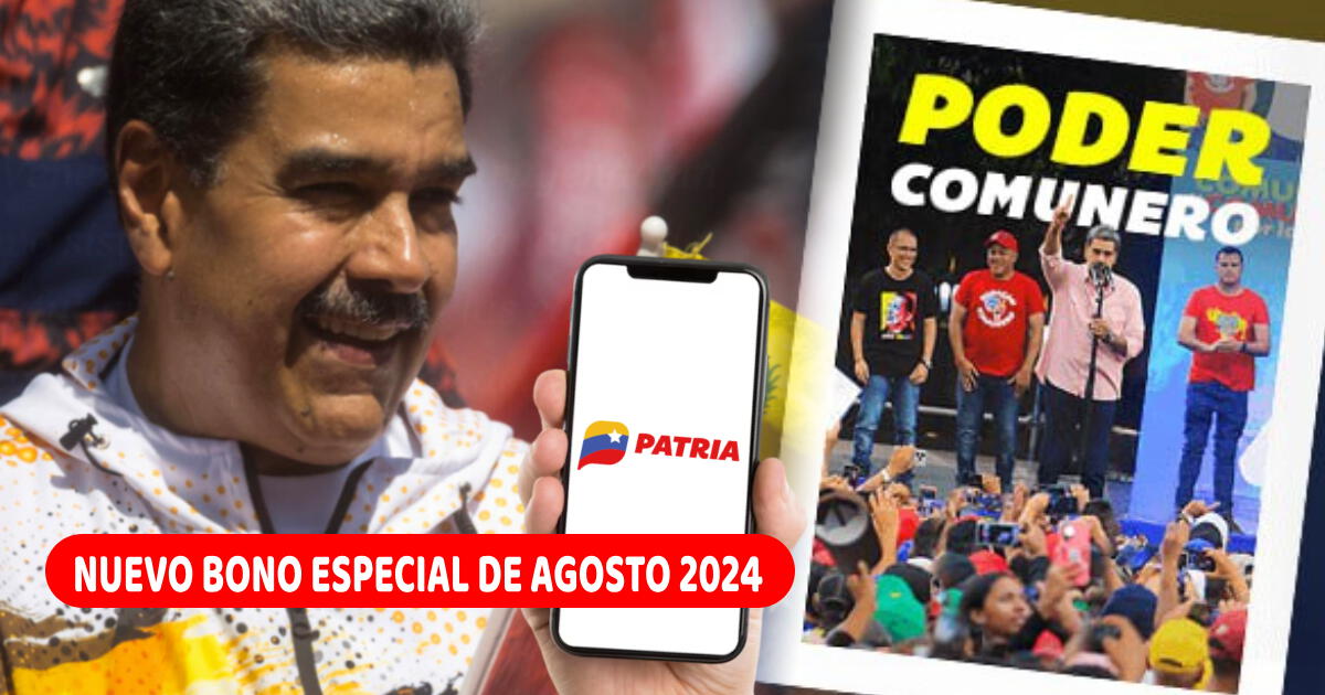 Bono Poder Comunero 2024: Consulta hasta cuándo puedes COBRAR el subsidio vía Sistema Patria