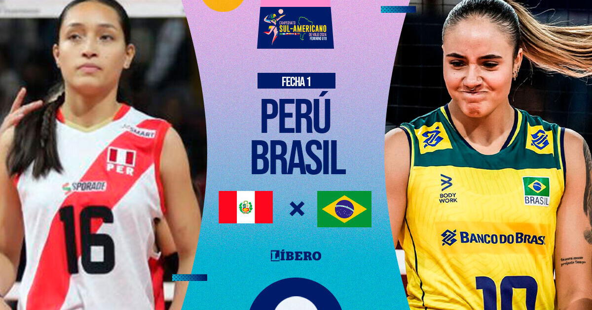 Perú vs. Brasil EN VIVO por Sudamericano Sub 19 de Vóley: Hora y dónde ver