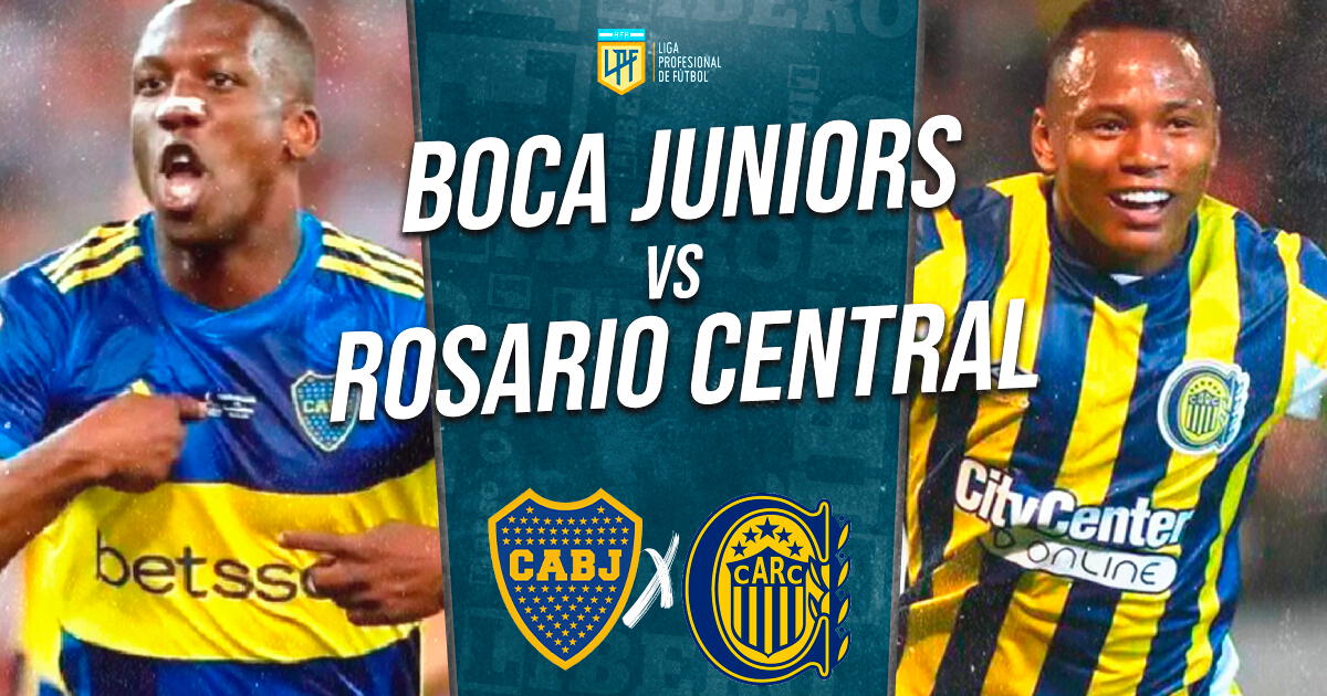 Boca Juniors vs Rosario Central EN VIVO por Liga Profesional: cuándo, hora, pronóstico y dónde ver