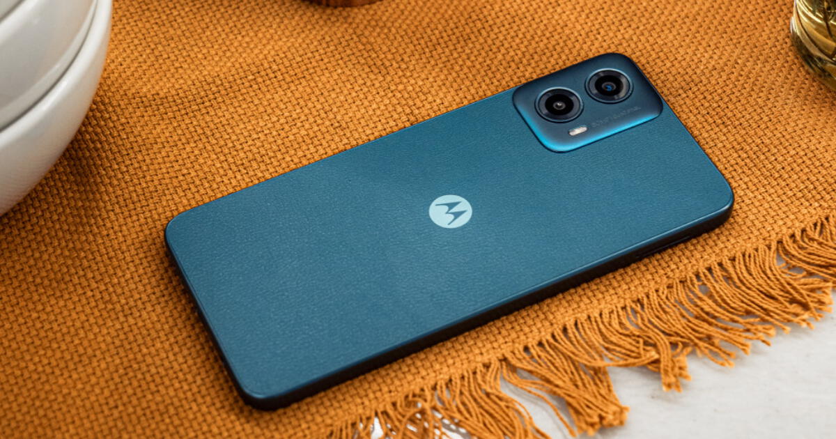 Este Motorola es básico, pero poderoso: 1 TB de almacenamiento, cámara 50 MP, carga rápida y barato