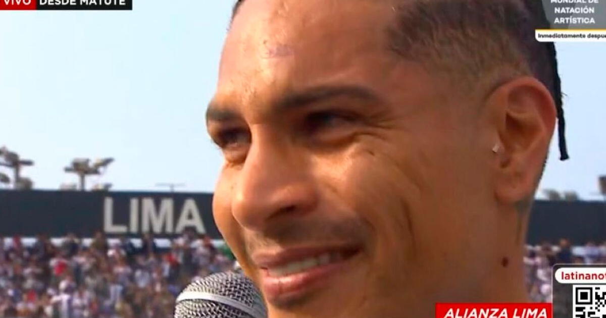 Paolo Guerrero se quebró entre lágrimas tras volver a Matute para jugar en Alianza Lima