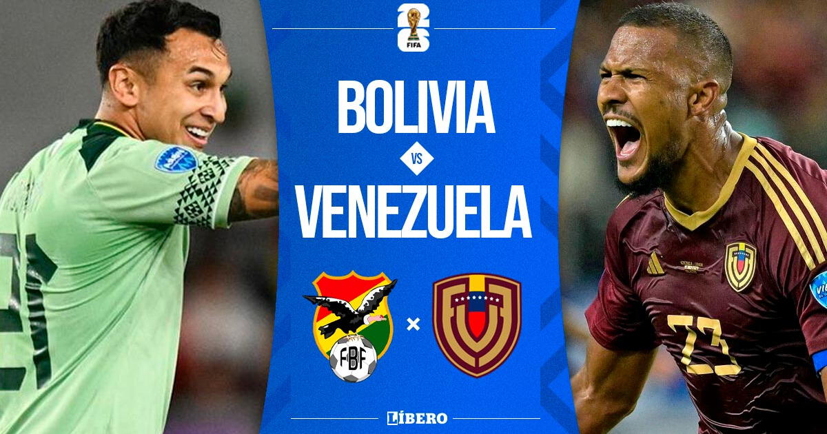 Bolivia vs. Venezuela EN VIVO por Eliminatorias: pronóstico, cuándo juega, horario y dónde ver