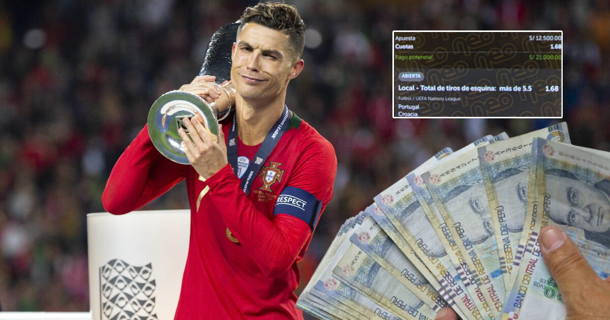 Hincha de Cristiano Ronaldo apuesta por Portugal ante Croacia y si gana, se lleva 21 mil soles